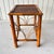 Mid-Century Modern Vintage Chinoiserie Bamboo Side Table For Sale - Image 3 of 11