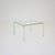 Mid-Century Modern Italian Bauhaus Square Coffee Table in Chrome and Glass, 1980s For Sale - Image 12 of 16