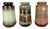 Vintage German Pottery Fat Lava Vases from Scheurich, 1970s, Set of 3 For Sale