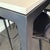 Tall Room & Board Parsons Table With 4 Leather Room & Board Bar Stools For Sale - Image 10 of 13