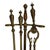 Neoclassical Neoclassical Brass Fireplace Tool Set C1920 For Sale - Image 3 of 17