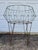 Collapsible Vintage Wire Laundry Basket For Sale - Image 4 of 6