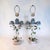 Italian Vintage Italian Hand-Painted Tole Floral Table Lamps, Made in Italy - a Pair For Sale - Image 3 of 12