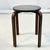 Mid-Century Modern 1980s Vintage Danish Modern “Dot” Tripod Bentwood Stool or Drinks Table After Arne Jacobsen. For Sale - Image 3 of 10