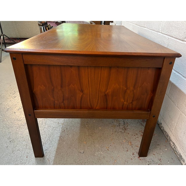 Brown Mid 20th Century Farso Stolefabrik for Maurice Villency Mid Century Danish Teak Desk For Sale - Image 8 of 18