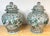 Pair Monumental Chinese Famille Verte Buddhist Ginger Jars, Late Qing Dynasty For Sale - Image 12 of 18
