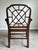 Ralph Lauren Late 20th Century Attributed to Ralph Lauren Home Chinese Chippendale Style Caned Armchair For Sale - Image 4 of 10