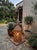 Vintage Moroccan Terracotta Pagoda Lantern With Pierced Lattice Detail For Sale In West Palm - Image 6 of 12