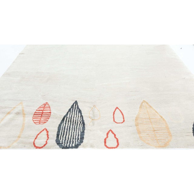 Modern Art Deco Inspired Hand Knotted Wool Rug by Doris Leslie Blau For Sale - Image 4 of 7
