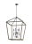 2020s Sean Lavin by Visual Comfort Studio Gannet Extra Large Chandelier, Weathered Oak Wood/Antique Forged Iron For Sale - Image 5 of 5