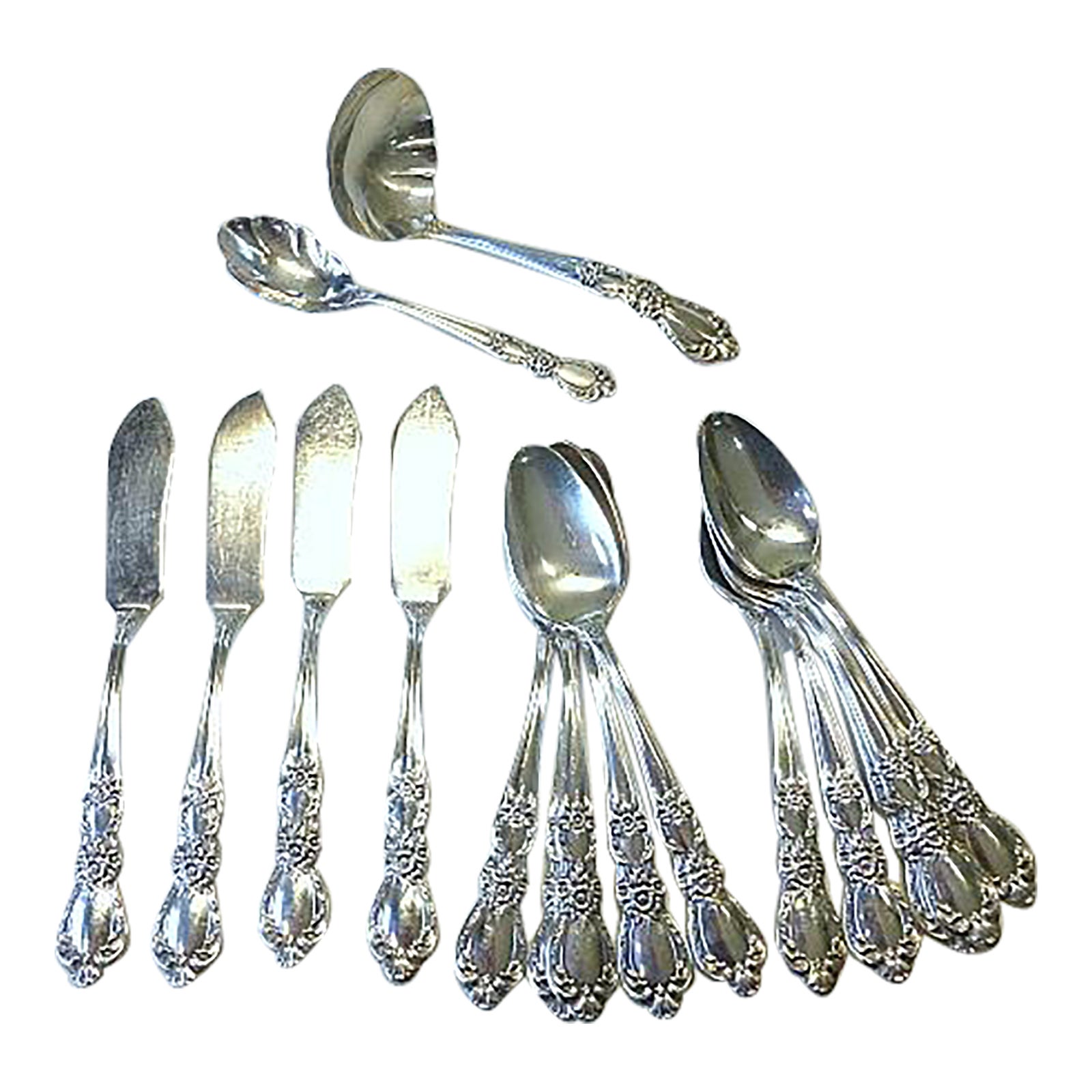16 Piece Heritage 1847 Rogers Bros Flatware Dessert Serving Set