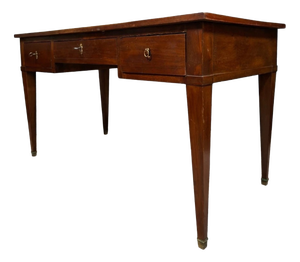 Louis XVI Flat Desk in Mahogany
