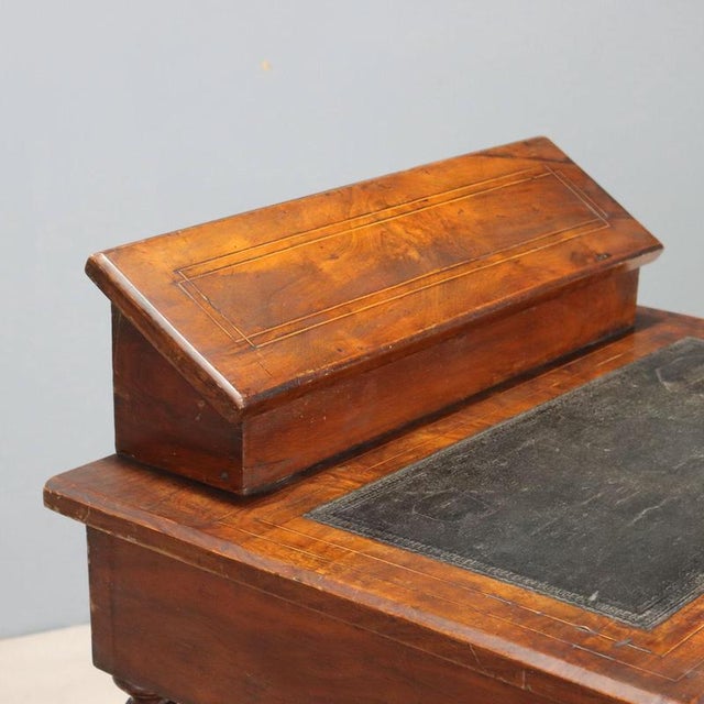 Antique English Art Nouveau Desk, 1900s For Sale - Image 4 of 10