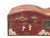 Red Lacquer Chinoiserie-Style Gold Silver Scenery Graphic Rectangular Box For Sale - Image 10 of 13