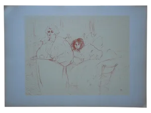 Vintage Lithograph "Elles [Women]" by Lautrec