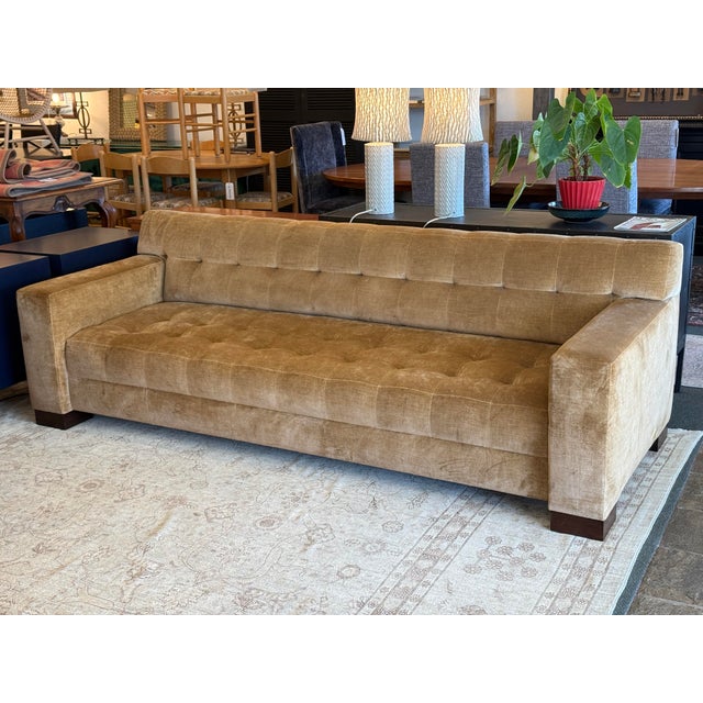 Marbello Design Fleetwood Button Tufted Sofa For Sale - Image 10 of 12