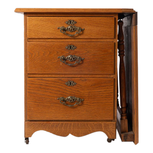 Antique Larkin Soap Co. Oak Sewing Cabinet