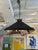 Industrial Industrial Graphite Metal Chandelier With Mirrored Interior and 4 Lights For Sale - Image 3 of 8