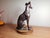 Mid 20th Century Art Deco Regency Italian Whippet Greyhound Bookend Statue For Sale - Image 4 of 6