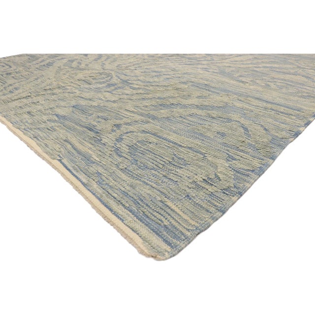 Vintage Turkish High-Low Textured Rug, 08'09 x 12'00. With its incredible detail and texture, this vintage Turkish high-...