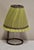 Mid-Century Minimalist German Table Lamp with Brass Base and Fabric Shade from Lamplove, 1950s For Sale - Image 4 of 10