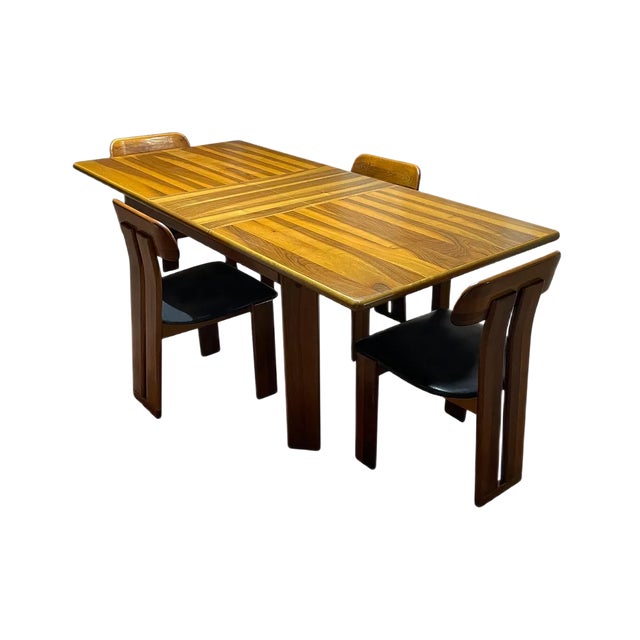 Sapporo Dining Chairs by Mario Marenco for Mobilgirgi, 1970s, Set of 5 For Sale