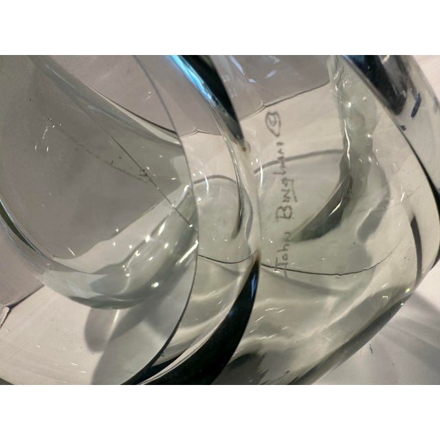 Transparent Vintage John Bingham Free Form Sculpture For Sale - Image 8 of 10