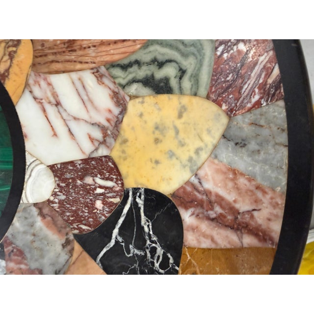 19th Century Specimen Marble Table Top with Custom Base For Sale - Image 11 of 14
