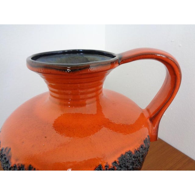 Large Kreutz Ceramic Lava Vase, Germany, 1970s For Sale - Image 11 of 14