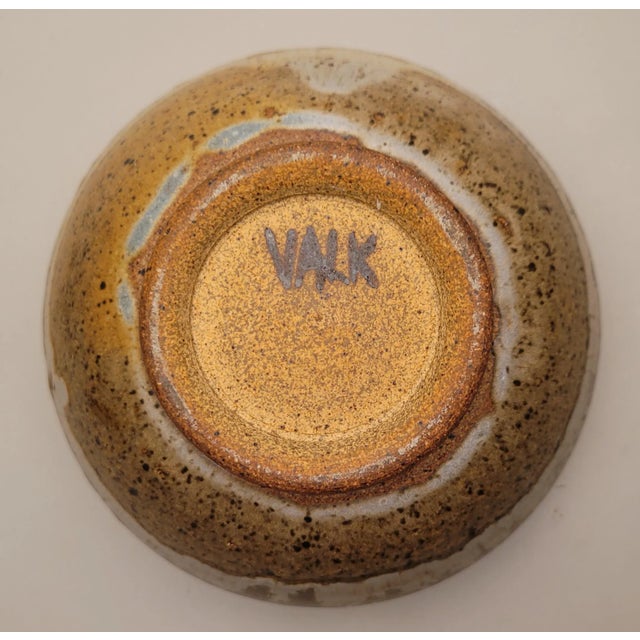 Studio Pottery Bowl by Nancy Valk For Sale - Image 6 of 12