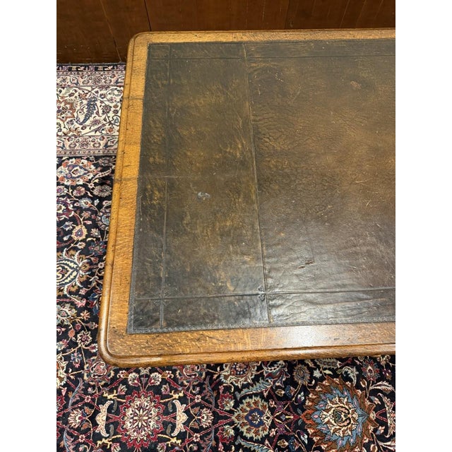 English Writing Desk in Oak For Sale - Image 14 of 18
