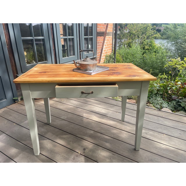 Antique Table in Fir, 1890s For Sale - Image 9 of 11