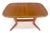 Late 20th Century Danish Mid Century Modern Teak Dining Table w/ 18" Pop Up Hide Away Leaf MINT For Sale - Image 18 of 18