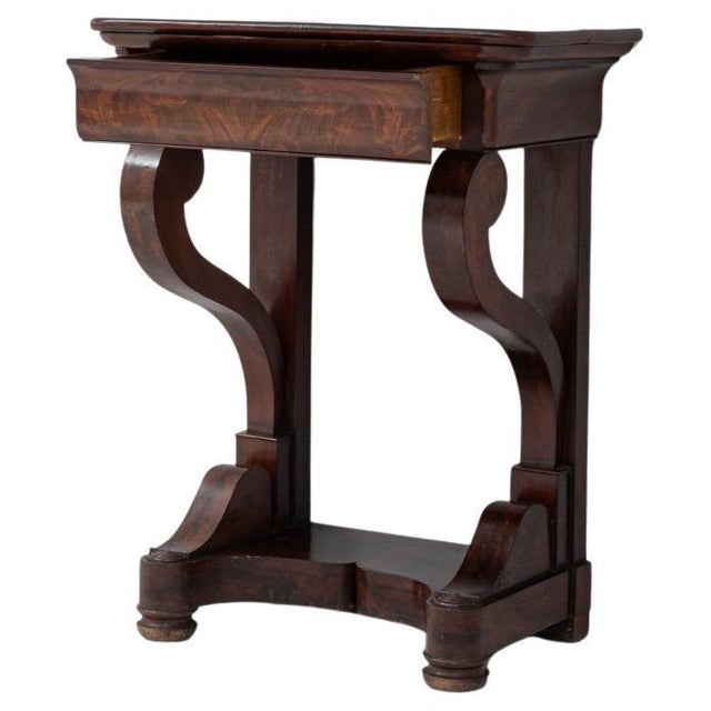 19th Century French Restauration Wooden Console Table in Original Patina For Sale - Image 15 of 18