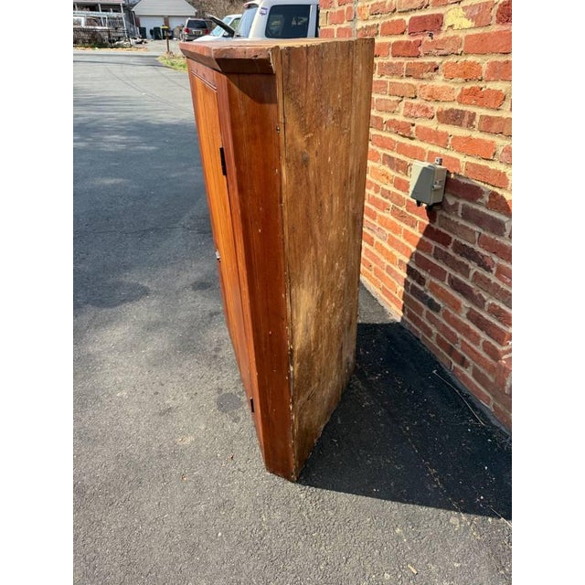 Antique Early American Primitive Style Corner Cabinet For Sale - Image 16 of 17