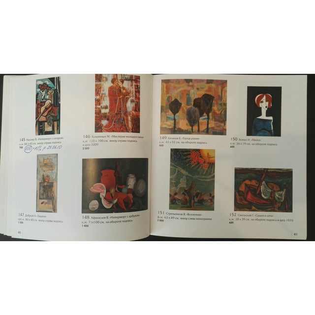 1980s Abstract Oil Painting Artist's World Kachanov Konstantin Silovich For Sale - Image 11 of 11