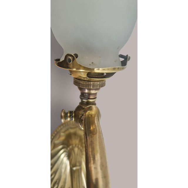 Art Nouveau Lamp in Gilt Bronze and Pâte De Verre by Muller Frères for Muller Frères, 1900 For Sale - Image 15 of 18