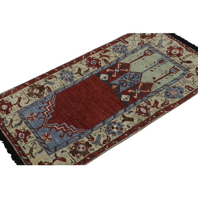 This 3x6 runner is a grand new entry to Rug & Kilim’s Burano collection. Hand-knotted in wool. Further on the Design:...