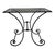1940s Vintage Wrought Iron and Glass Console Table, France, 1940s For Sale - Image 5 of 5