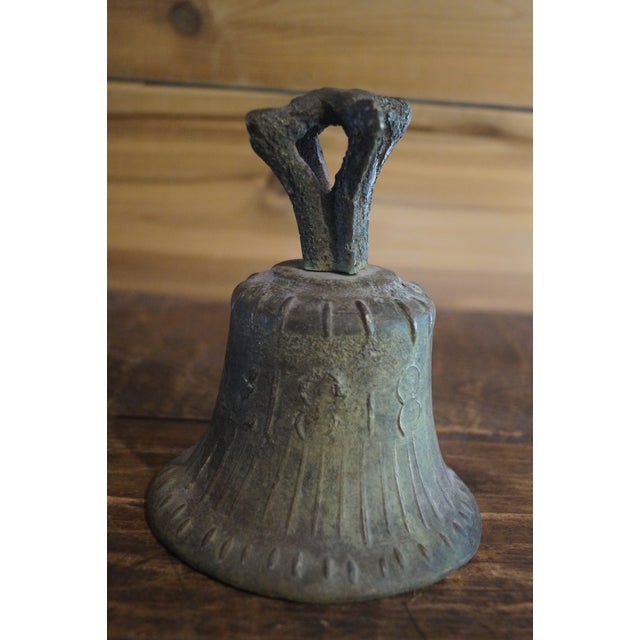 Spanish 1818 Bronze Spanish Colonial Mission Bell For Sale - Image 3 of 10