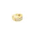 Contemporary Double Row Diamond Band 1.00cttw 14k Yellow Gold, Size 9 For Sale - Image 3 of 5