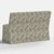 Textile Slipcover for Stoffer Home x Cloth & Company for Lindy Slipcover Dining Banquette in Bird Toile Olive For Sale - Image 7 of 7