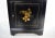 Black Hand Painted Folk Art Wash Stand Cabinet, American, Solid Wood, 19th Century For Sale - Image 8 of 12