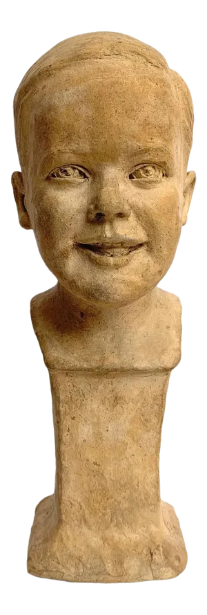 Mid 20th Century Bust of a Young Boy