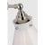 Modern Chapman & Myers for Visual Comfort Signature Parkington Small Single Wall Light in Polished Nickel with White Glass For Sale - Image 3 of 6