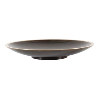 Large and Heavy Art Deco Danish Decorative Low Bowl in Bronze by Just Andersen, 1930s For Sale
