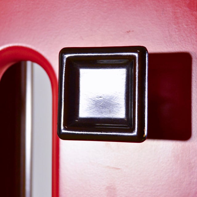Space Age Red Coat Rack from Luigi Sormani, 1970s For Sale - Image 16 of 18