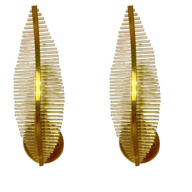 1980s Murano Glass Wall Light attributed to Gaetano Sciolari, Italy, 1970s For Sale - Image 5 of 8