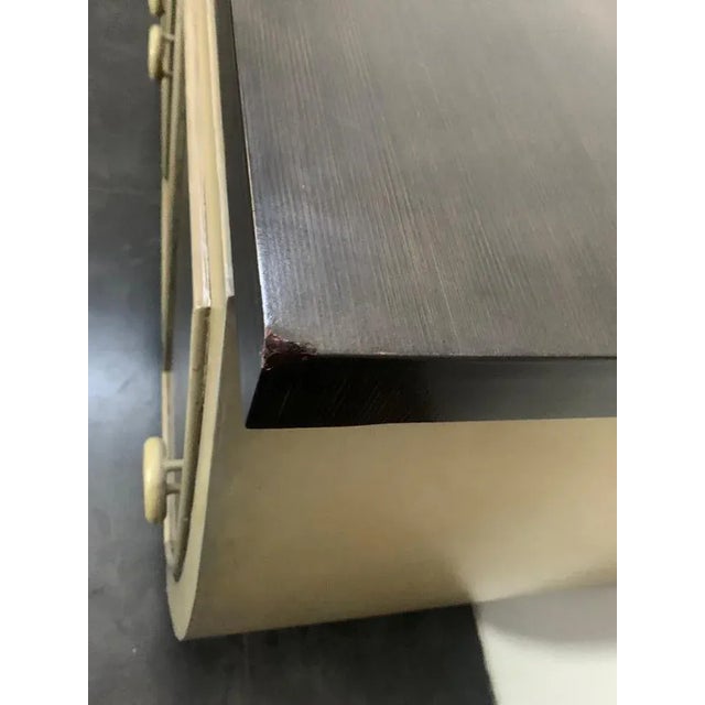 Art Deco Style Lacquered Sideboard with Rounded Sides, 1990s For Sale - Image 11 of 13