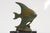 1920s Antique Art Deco French Bookends Angelfish in Black Marble Spelter Moonfish, 1925, Set of 2 For Sale - Image 5 of 10